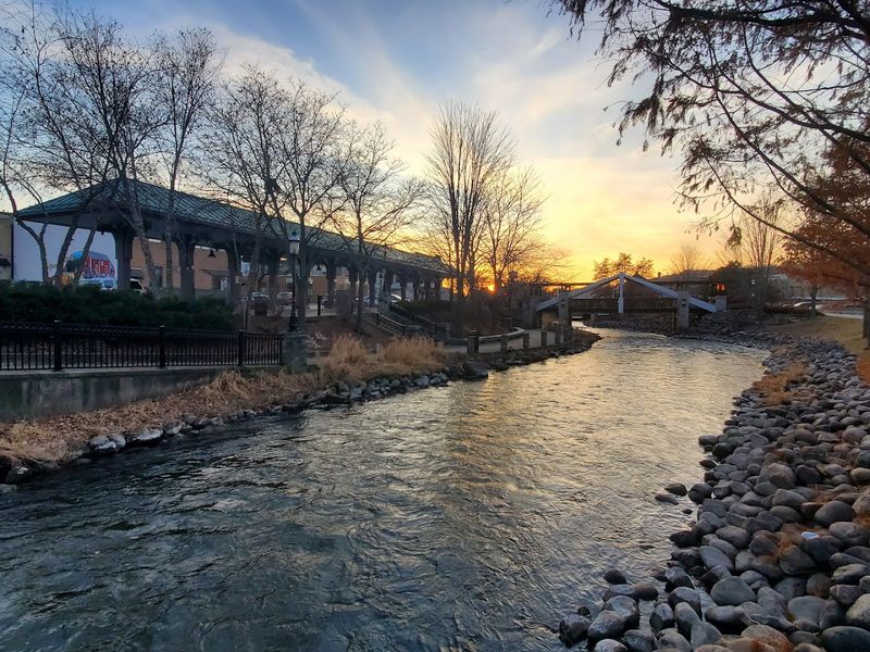 The Formal Riverwalk Is A Short But Scenic Stretch
