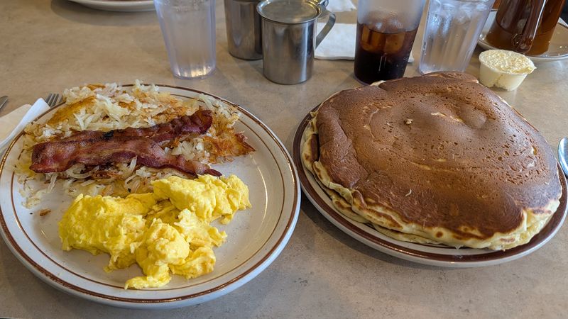 The Pancakes Are Famous For Their Plate-Sized Look