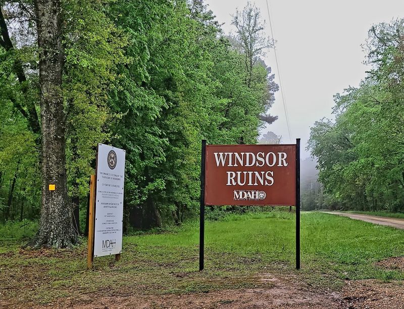 Windsor Ruins Approach Road On Rodney Road