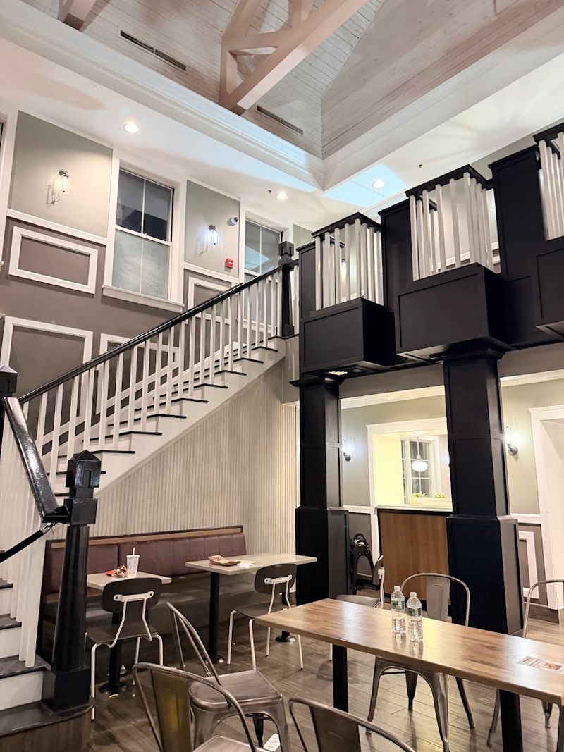 A Grand Staircase Inside A McDonald's