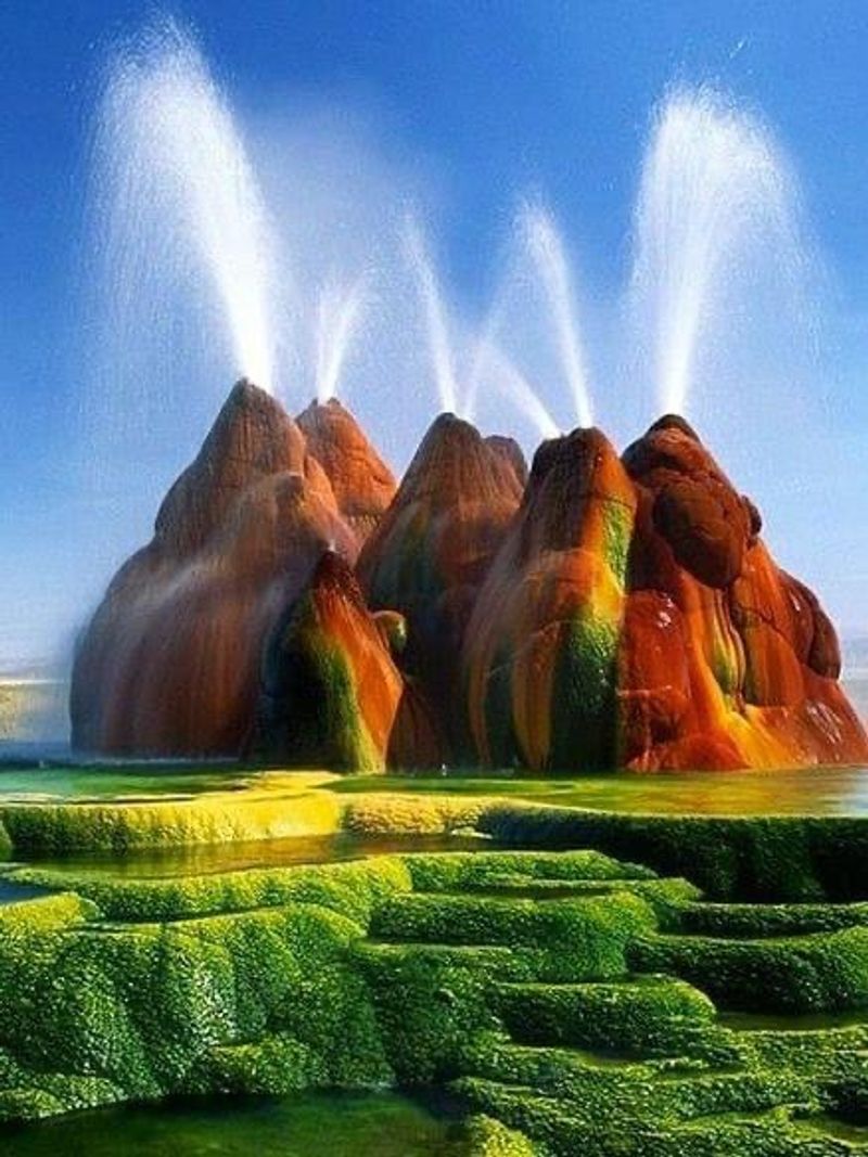 The Water Sprays Almost Constantly