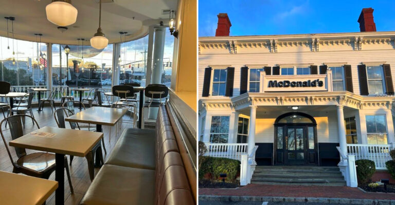 New York Has A McDonald’s So Fancy It Looks Like A Mansion More Than A Drive-Thru Stop