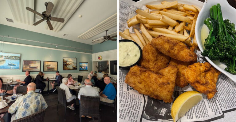 People Drive From All Over Massachusetts To Eat Fish And Chips At This No-Frills Restaurant