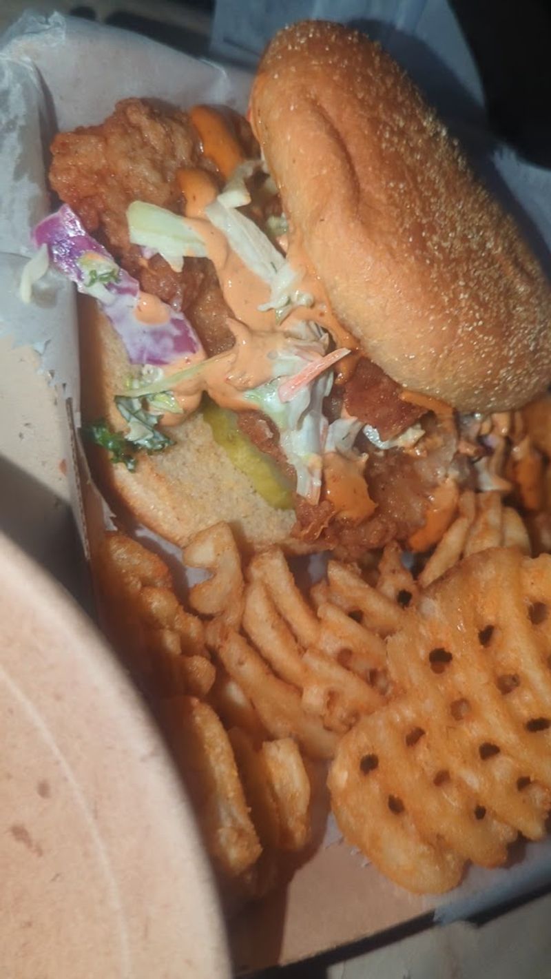 The Sandwich Comes With Fries For A Full Comfort-Food Plate