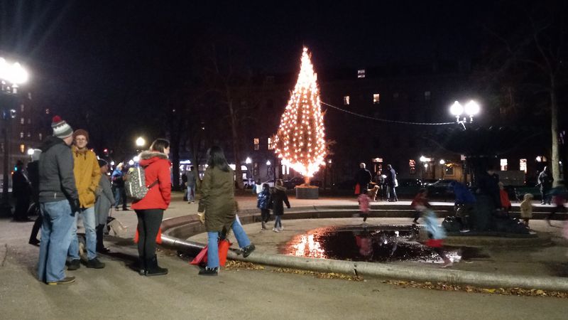 Evening At Blackstone Square