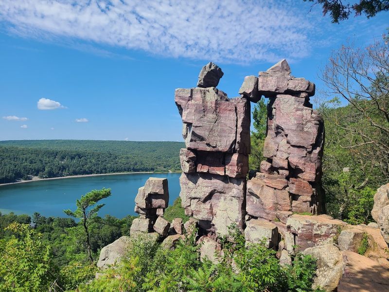 The Trail Connects To Devil's Doorway