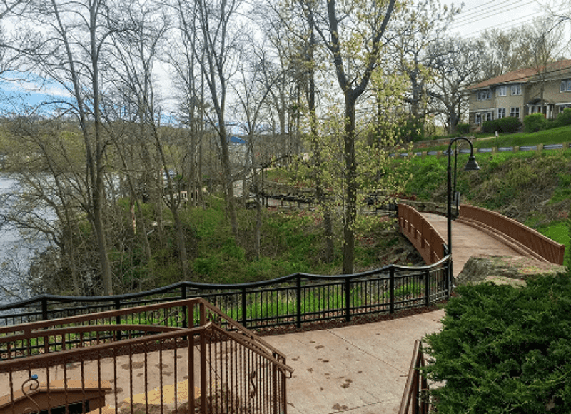 The Paved Path Makes The Stroll Easy And Relaxed