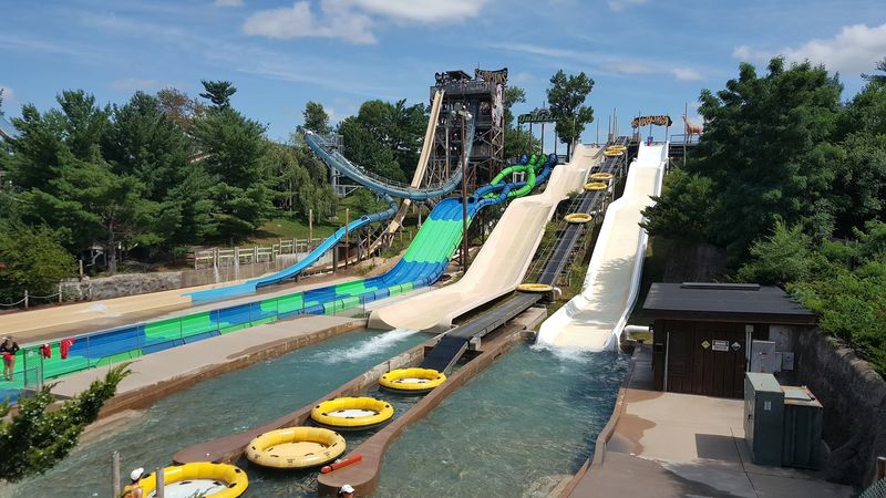 Black Anaconda Turns A Slide Into A Water Coaster