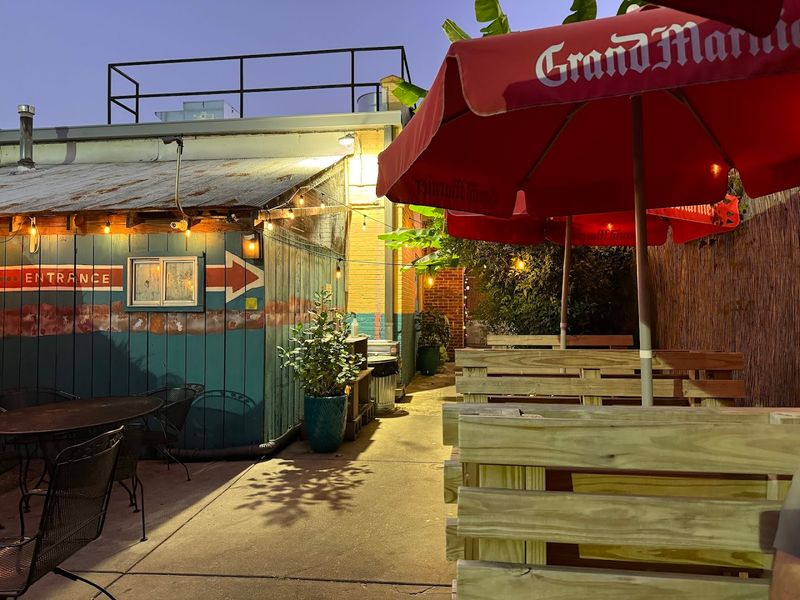 The Back Patio Offers A Quieter Dining Experience