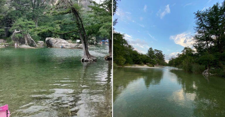 The Breathtaking River In Texas Known For Its Crystal Clear Depths