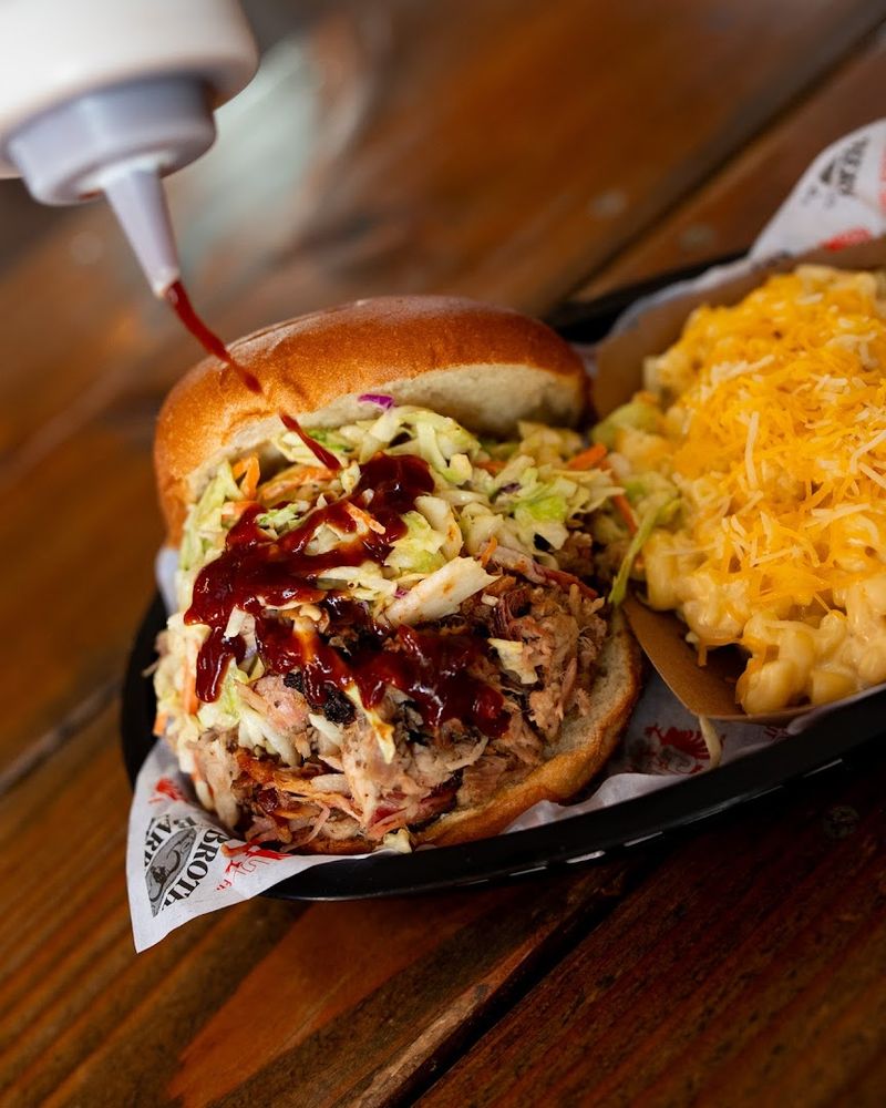 Pulled Pork Gets Its Flavor From Applewood Smoke