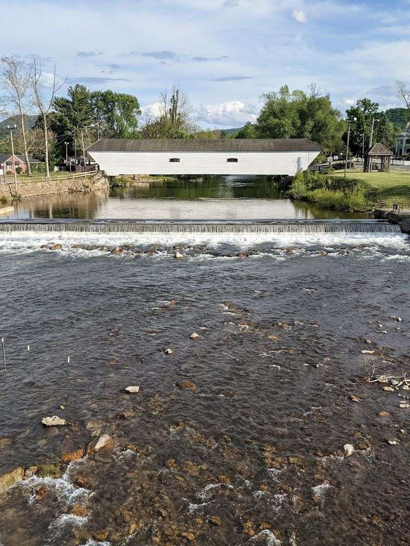 The Covered Bridge And Its Timeless Doe River Crossing