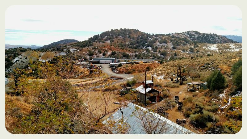 The Nevada Mill Was Built Nearby To Process Chollar Ore