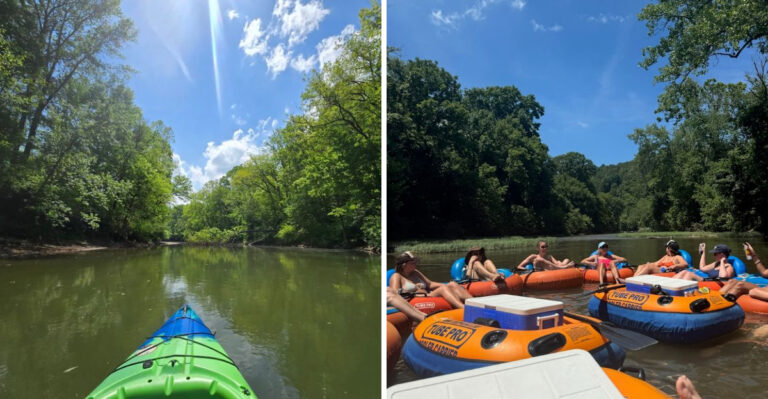 The Crystal-Clear Tennessee River You Can Float Down All Day For Around $50