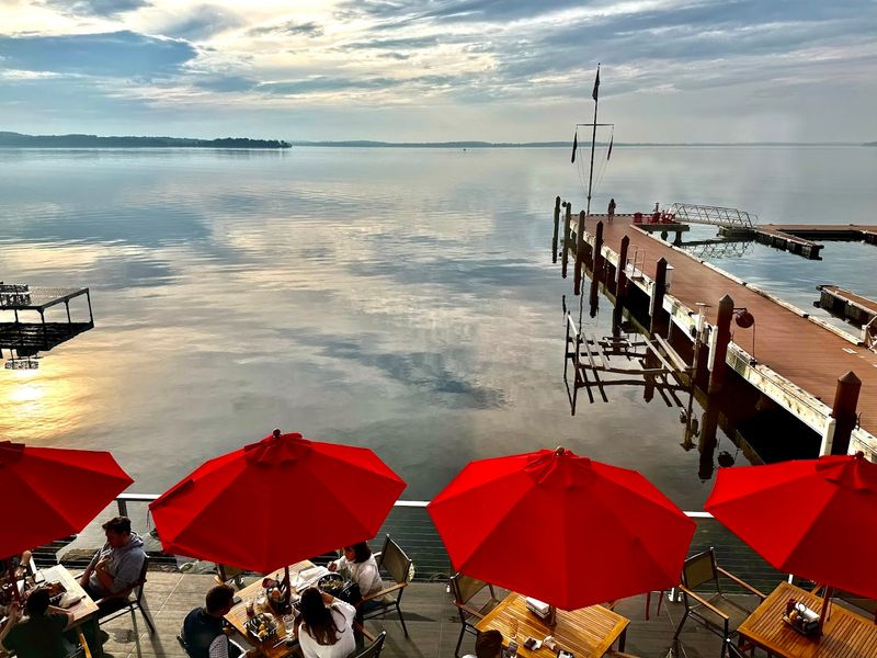 Boaters Can Tie Up At The Pier