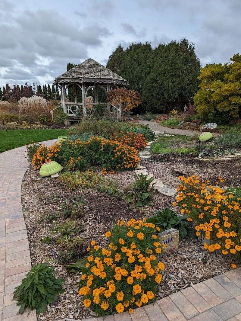 Paved Paths Make The Garden Easy To Explore