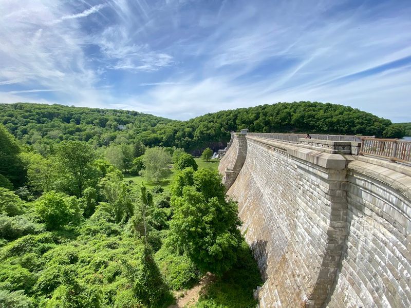 Walking Across The Top Of The Dam