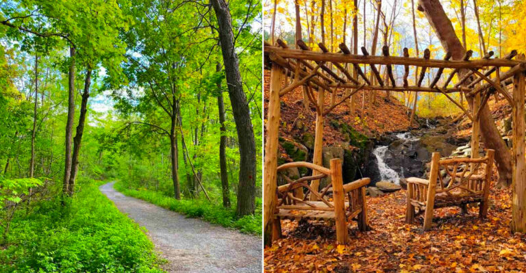 This Gentle 2-Mile Hike In New York Leads You To A Secret Waterfall That’s Worth Coming Back For