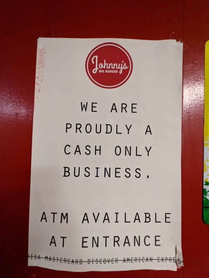 A Cash-Only Policy With An On-Site ATM For Convenience