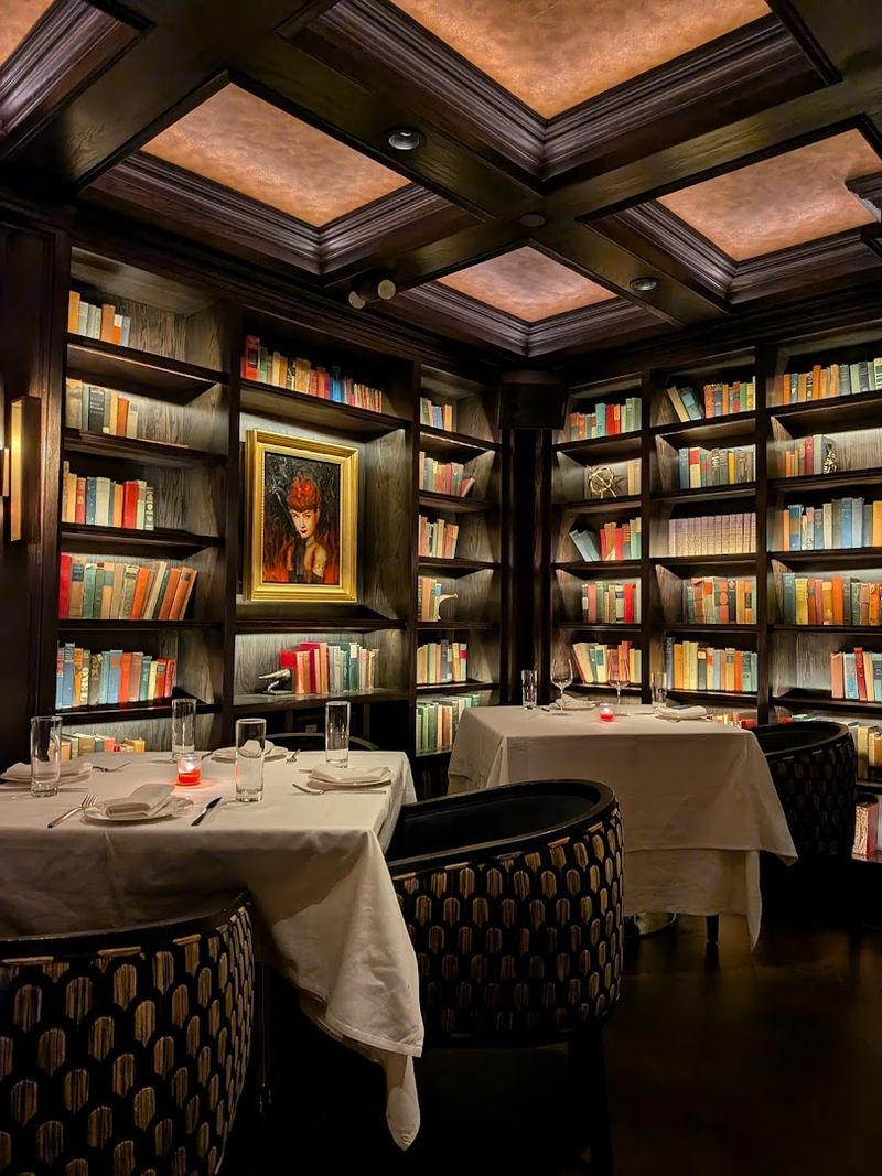 The Library Room With Glowing Bookshelves And Surprising Artwork