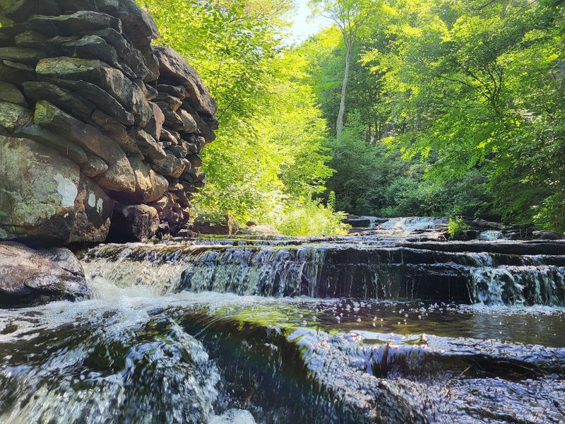 Turkey Hill Brook And Its Cascading Waterfalls