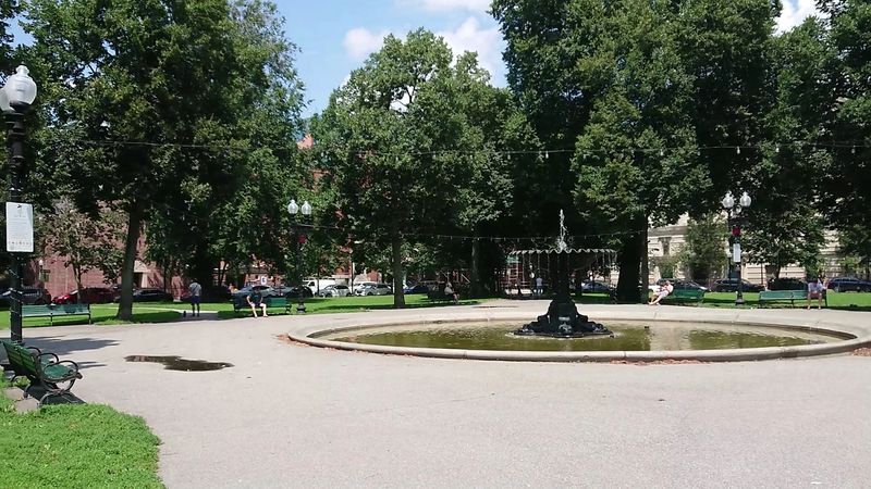 The Central Fountain That Earns Every Photograph