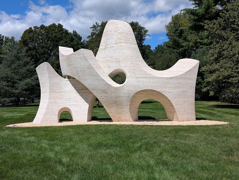 Rodin And Moore Among The Trees