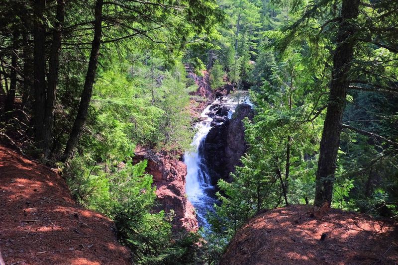 The Trail Runs Through Copper Falls State Park