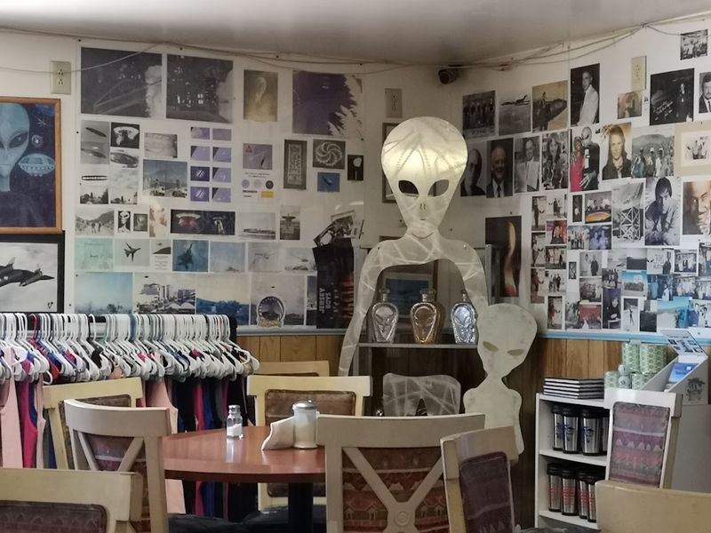 UFO Memorabilia Covers The Walls