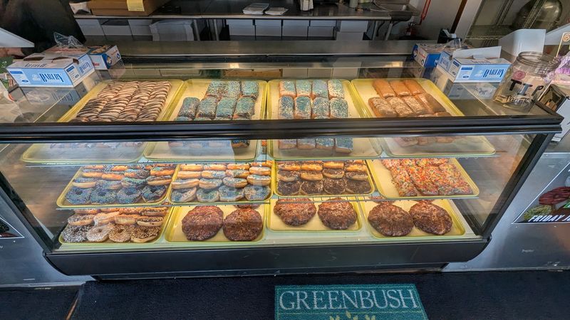 More Than 40 Donut Varieties Fill The Cases