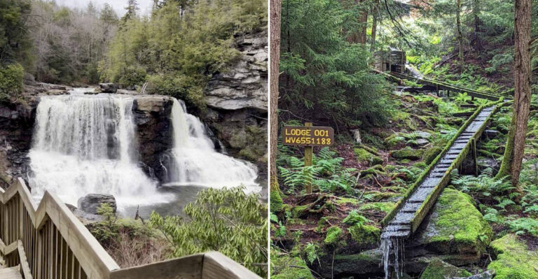 The Otherworldly Waterfall Hidden Inside A West Virginia State Park Few Visitors Know About