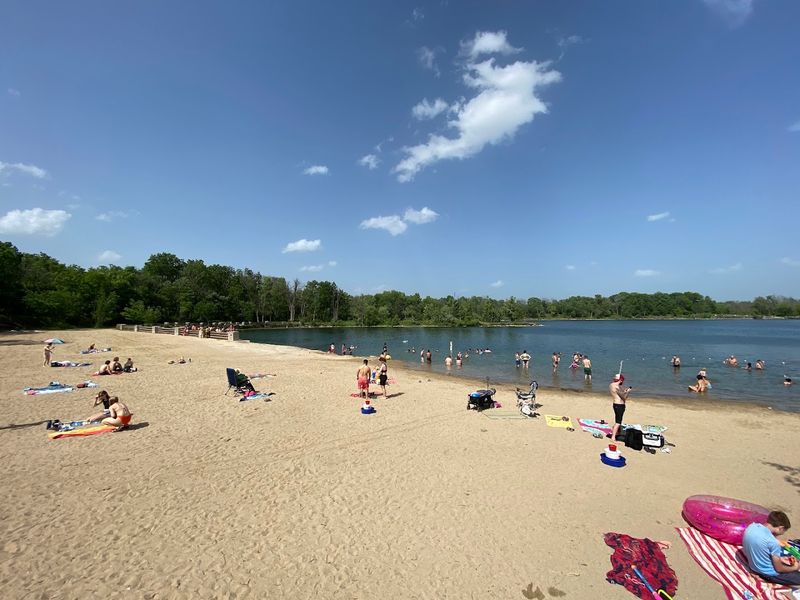 Lannon Pond Offers A Real Public Beach