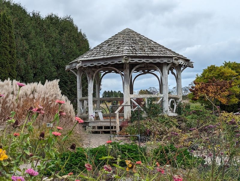 A Gazebo And Pergola Offer Peaceful Places To Pause