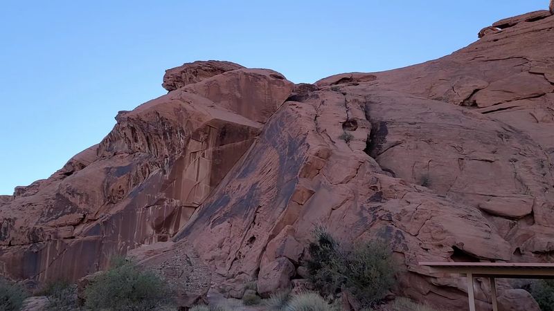 Ancient Petroglyphs Are Carved Into The Rocks