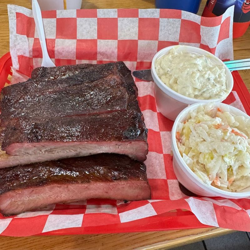 Slow-Smoked Meats Give The Place Its Big Flavor