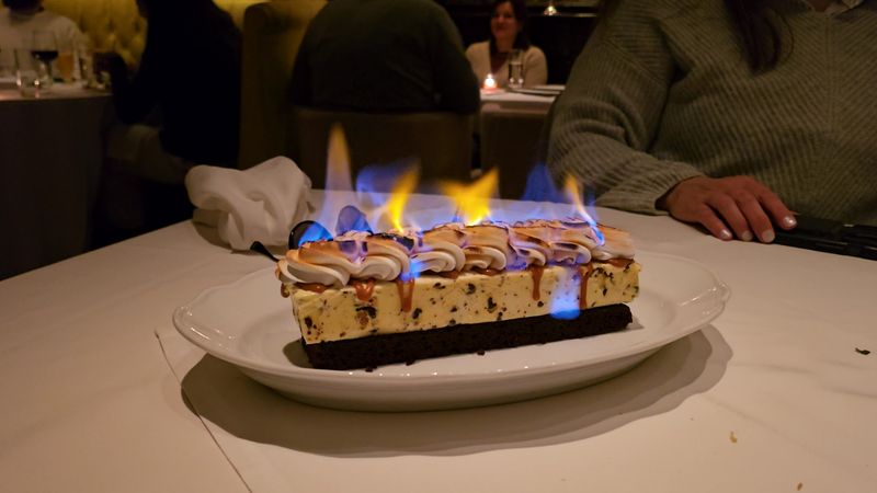 The Baked Alaska Dessert That Gets Lit On Fire At Your Table