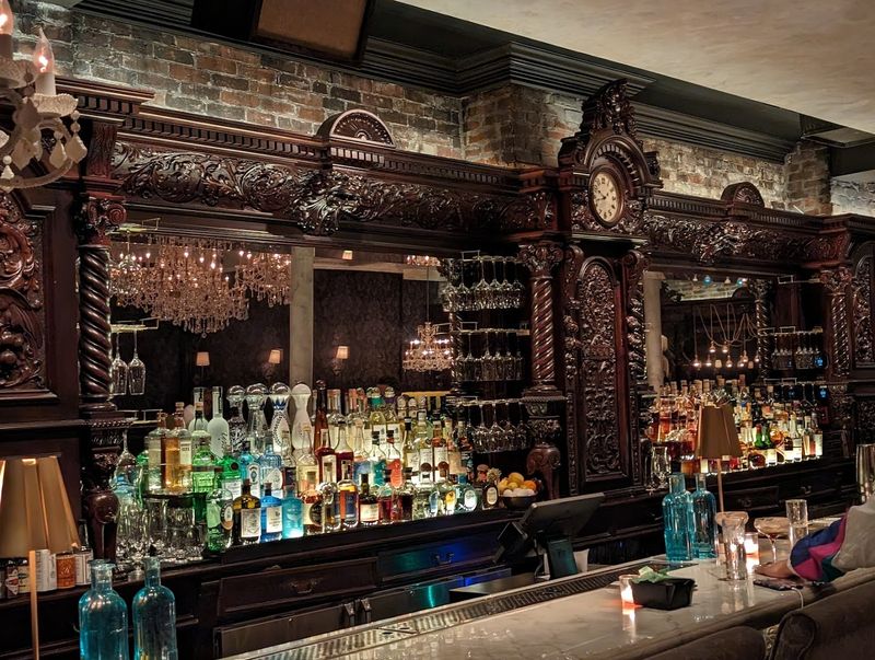 The Hand-Carved Mahogany Bar That Has Stood For Over 140 Years