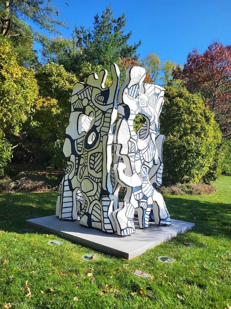 Alberto Giacometti And Jean Dubuffet In The Open Air