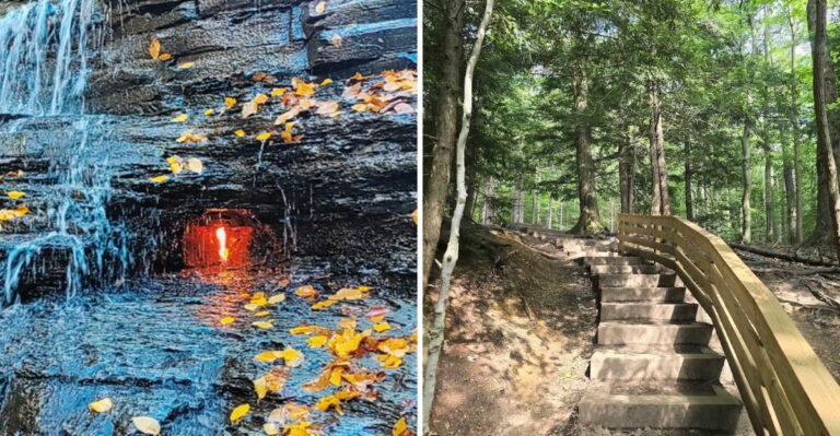 This Bizarre New York Landmark Is Hiding One Of The Strangest Natural Secrets In The State