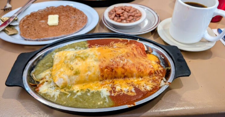 This Cozy New Mexico Diner Serves Breakfast Burritos Bigger Than Expected