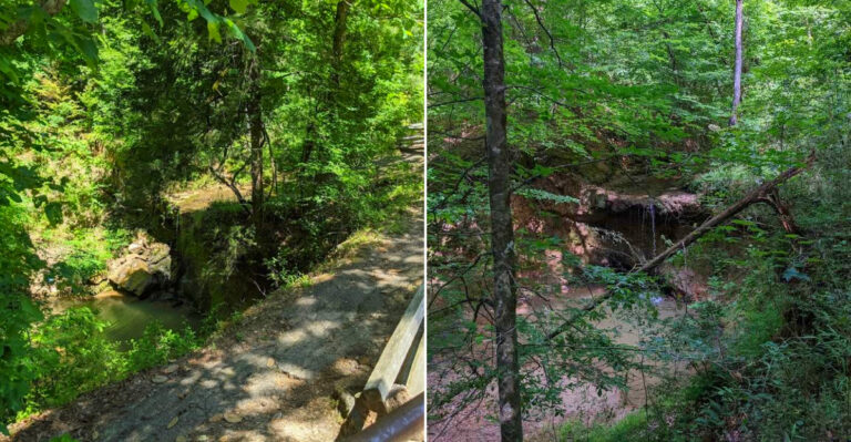 This Easy 2.5-Mile Out-And-Back Trail In Mississippi Leads You To This Hidden Small Waterfall