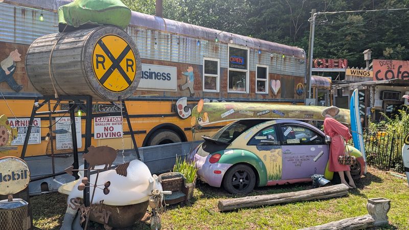 A Converted School Bus That Became A Dining Room