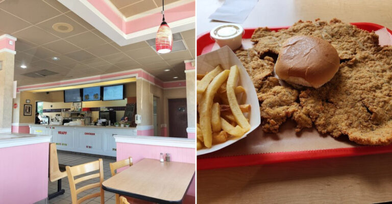 This Indiana Diner Serves A Pork Tenderloin So Big It Becomes The Main Event