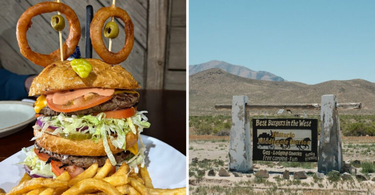 This Middle-Of-Nowhere Nevada Roadhouse Serves A Monster Burger Worth The Drive