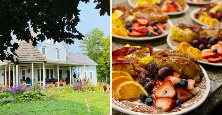 This New York Farmhouse Inn Serves Breakfast Made From Ingredients Grown On Site