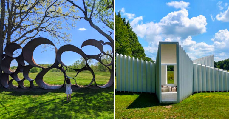 This New York Park Is Filled With Giant Sculptures And Open-Air Art Trails You Can Wander Through