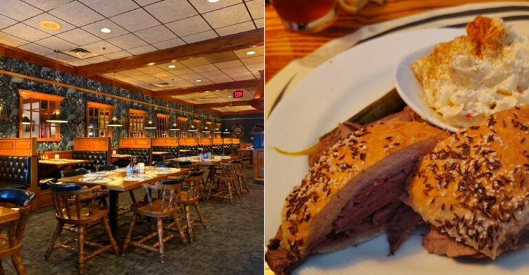 This Old-School New York Spot Has Truly Perfected The Iconic Beef On Weck Sandwich