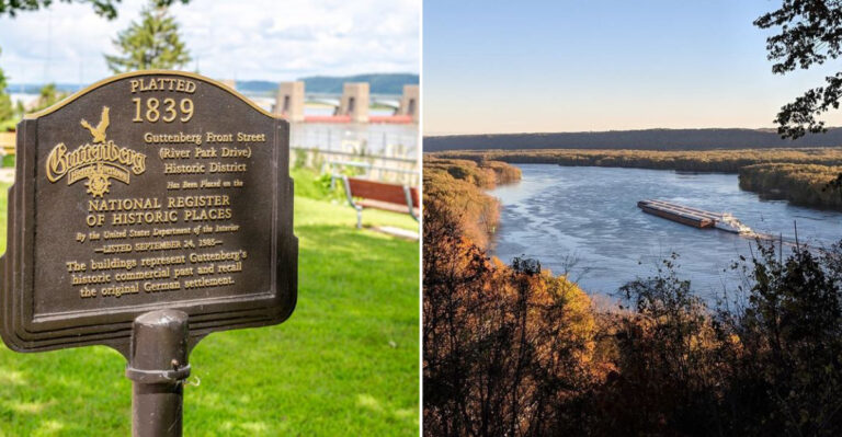 This Peaceful Iowa Town On The River Looks Like A Painting Come To Life