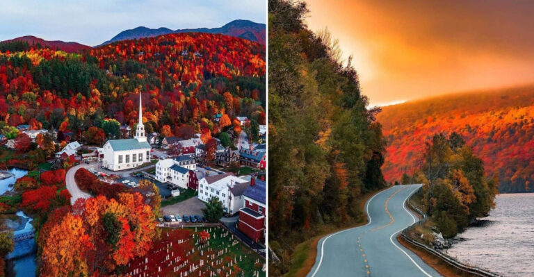 This Peaceful Vermont Village Feels Frozen In Time With Scenic Woodland Surroundings