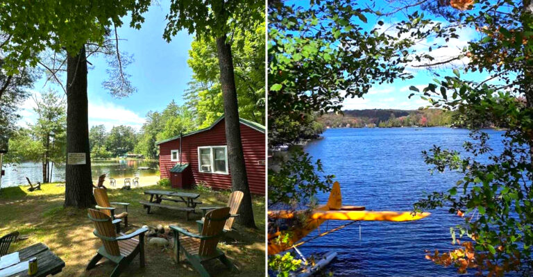 This Quiet New York Lake Town Has Cabins Renting For Under $130 A Night In 2026